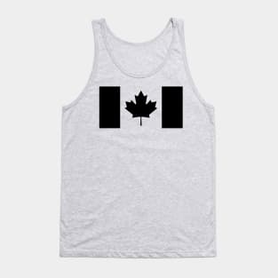 Canada Flag - Black Tank Top